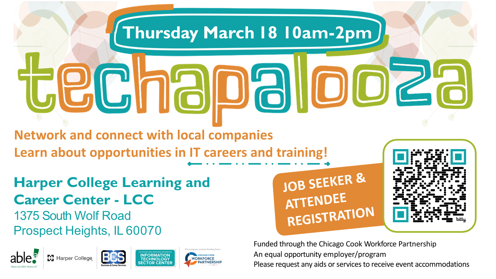 Techapalooza LCC Event Image with registration link - Techapalooza March 18 2026