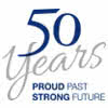 Harper College 50th Anniversary logo