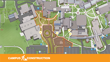 Interactive Campus Map graphic