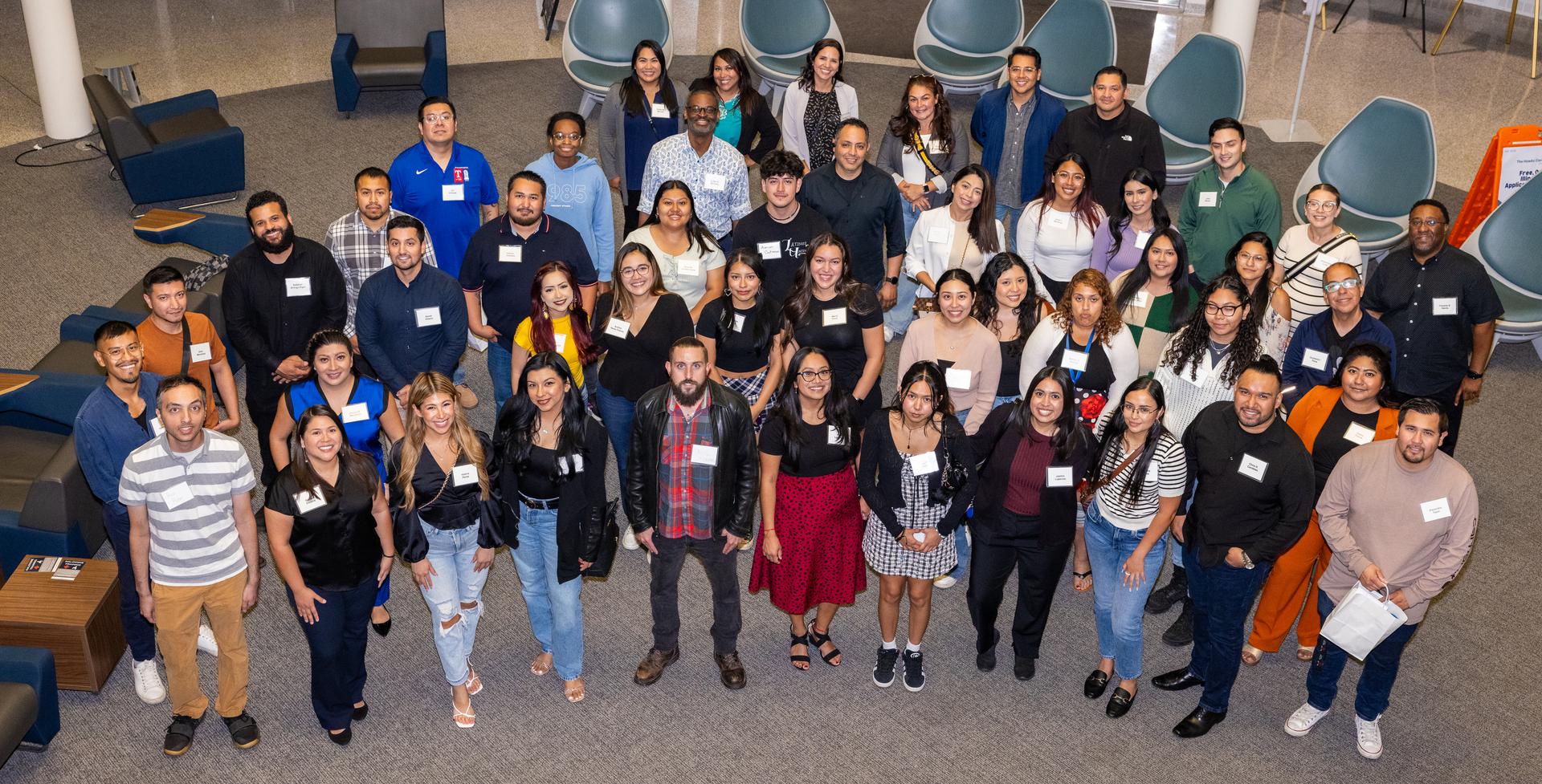 Latinos unidos reunion group photo