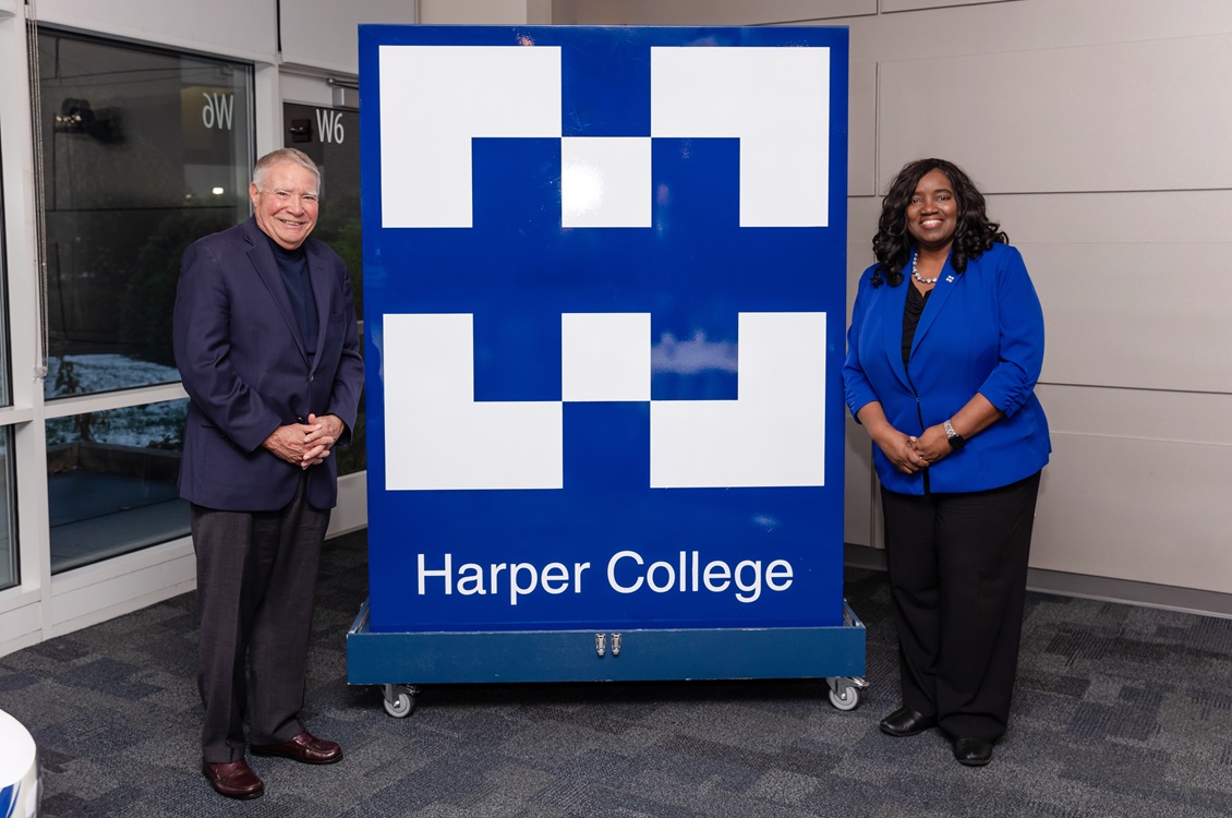 Drs. Ender and Proctor celebrate the groundbreaking of the new Canning Student Center.