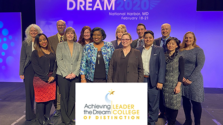 Harper College leaders at the Achieving the Dream conference