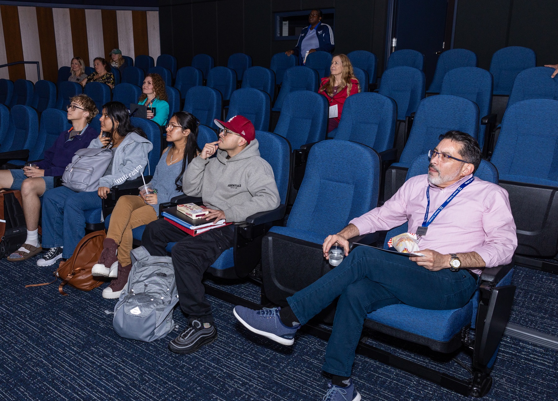 Students and employees experience the new Film Lab