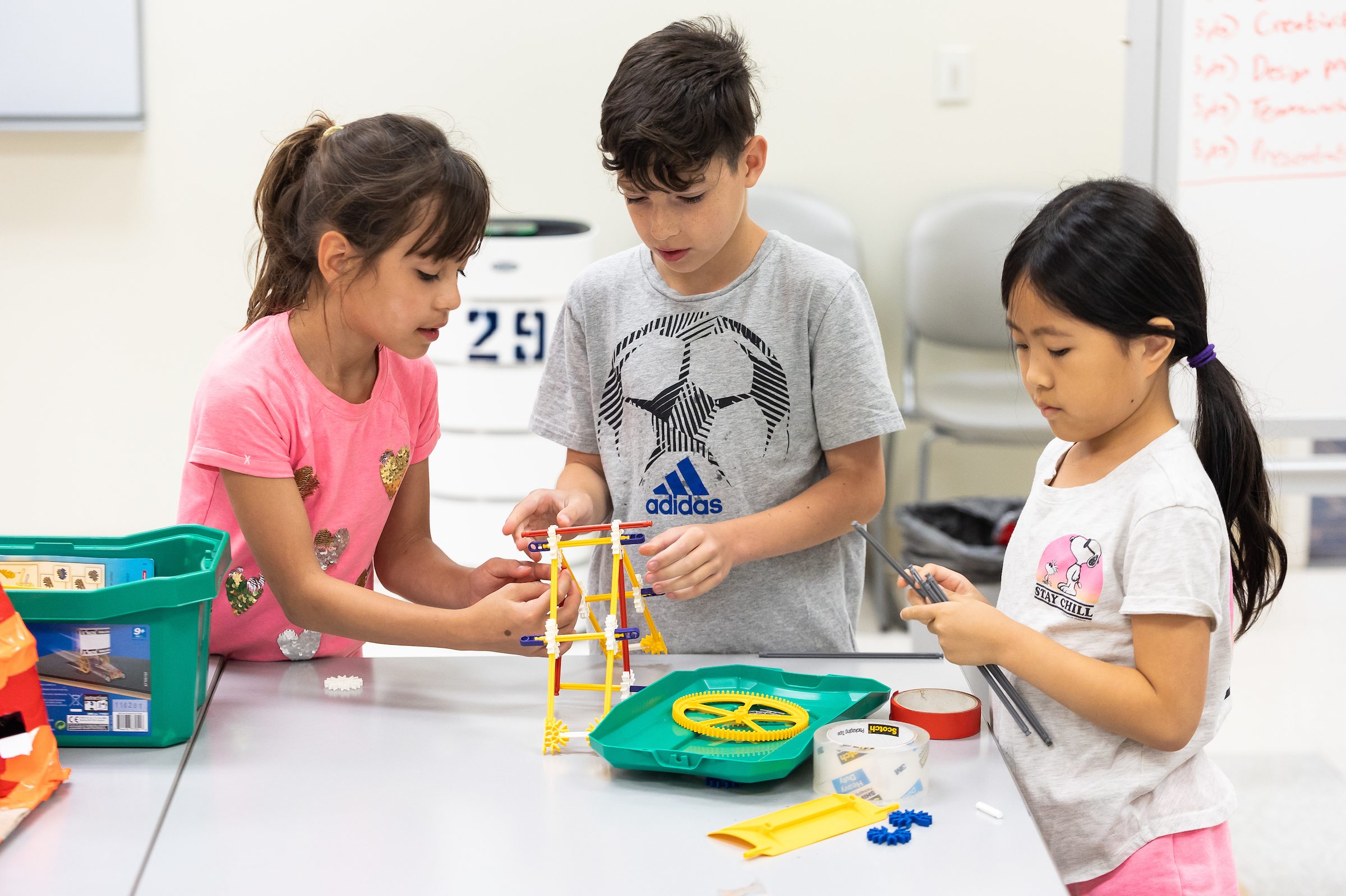 InZone campers work on a project