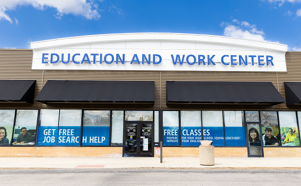 Education and Work Center building