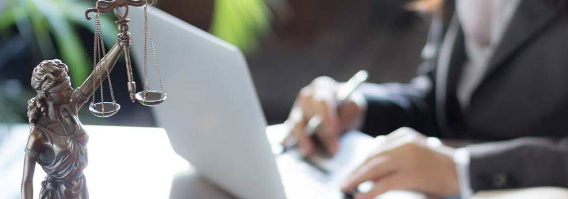 Man working on laptop