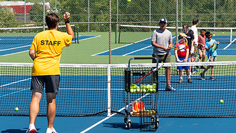 tennis students