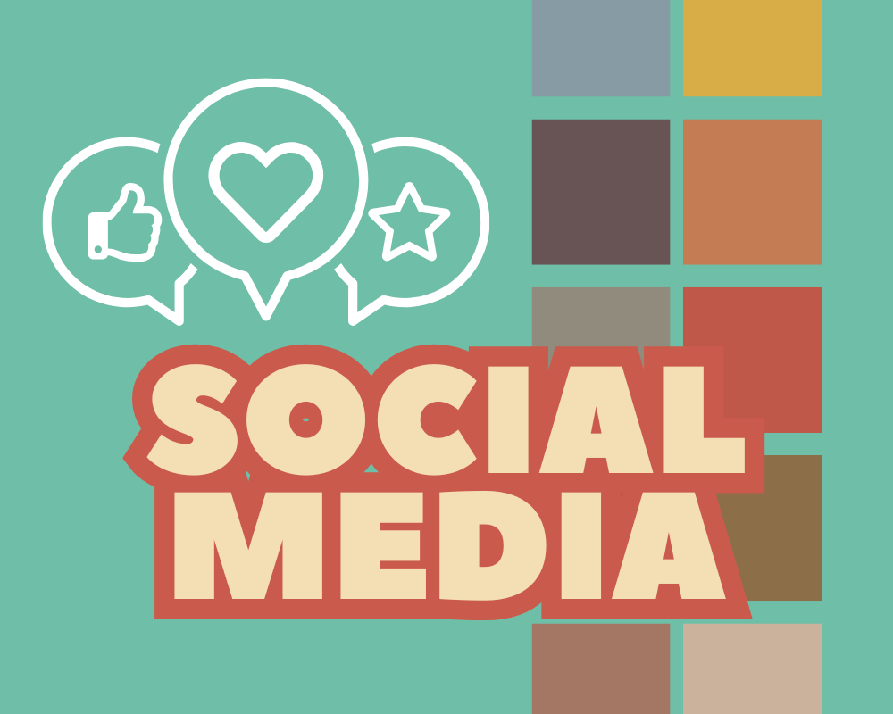 Social Media with graphic of speech bubbles