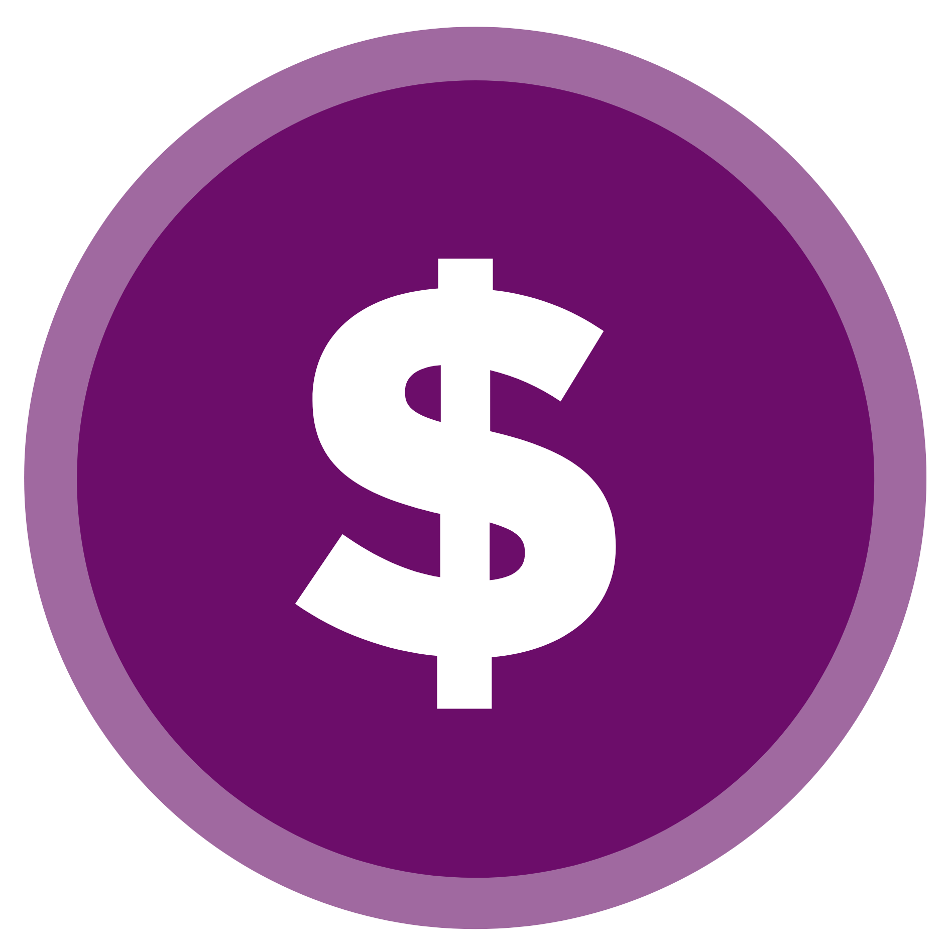 Financial clickable icon 