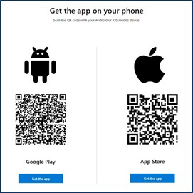 Figure 5: QR code for Microsoft Authenticator download