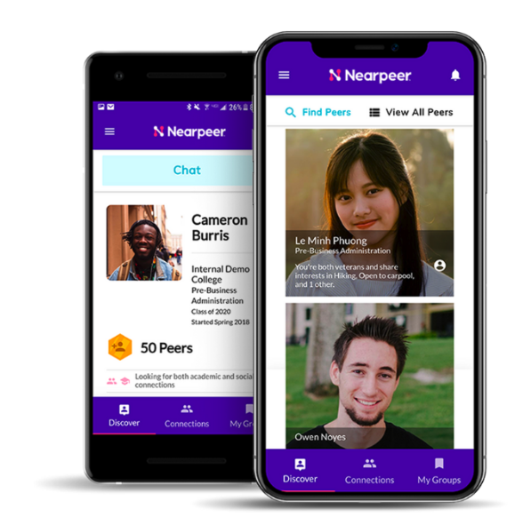 Nearpeer on Mobile App